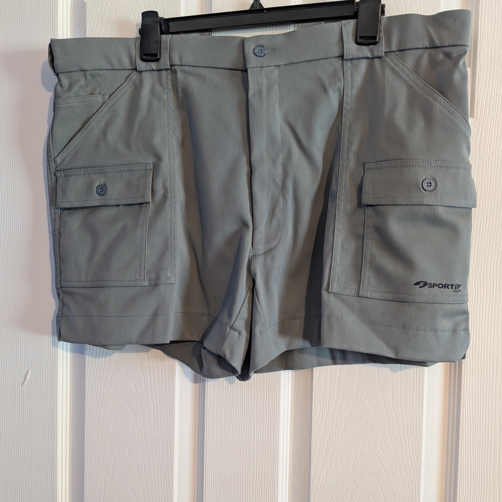 Men's Stylish Gray Cargo Shorts